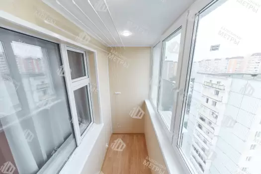 Остекление, утепление и отделка балкона ПВХ