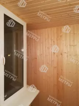 Остекление и отделка балкона Сапожок