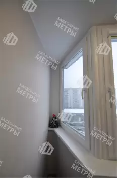 Теплое остекление балкона Сапожок окнами ПВХ Brusbox